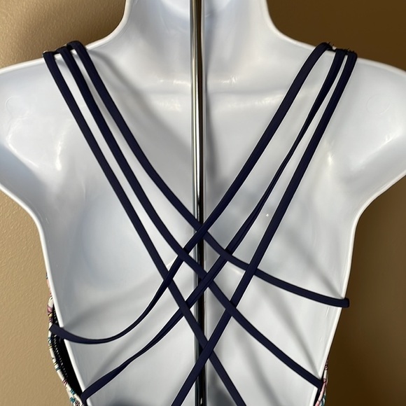 KONA Sol Patterned One Piece Swimsuit Size Large - Picture 6 of 9